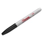 Sharpie 13601 Industrial Fine Point Marker, Black, 12 Markers (SAN13601)