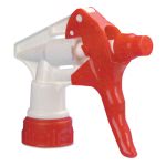 Boardwalk Trigger Sprayer 250 for 32oz Bottle, Red/White, 24 Sprayers (BWK09229)