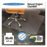 ES Robbins Natural Origins Chair Mat w/Lip, 36"x48", Clear (ESR143002)