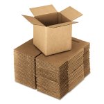 GEN Brown Corrugated Cubed Fixed Depth Boxes, 18 x 18 x 18, 20 Boxes (UFS181818)