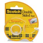 Scotch 665 Double-Sided Office Tape w/Hand Dispenser, 1/2" x 450" (MMM137)