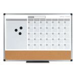 Mastervision 3-in-1 Calendar Planner Dry Erase Board (BVCMB0707186P)