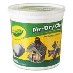 Crayola Nontoxic Air-Dry Clay, White, 5 lb Bucket (CYO575055)