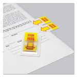 Universal Arrow Page Flags, "Sign Here", 2 - 50 Flags Dispensers (UNV99005)