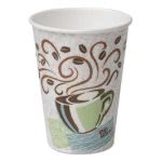 Dixie Hot Cups, Paper, 16 oz., Coffee Dreams Design, 500/Carton (DXE5356DXCT)