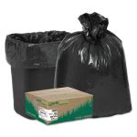 16 Gallon Black Garbage Bags, 24x31, 0.85mil, 500 Bags (WBIRNW3310)