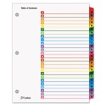 Cardinal OneStep Index System, A-Z, Letter, Assorted, 26 Tabs (CRD60218)