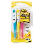 Post-it Flag+ Writing Tools Flag + Highlighter, 150 Flags, 3 Pens (MMM689HL3)