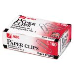 Acco Economy Paper Clip, Steel Wire, No. 1, Silver, 1,000 Paper Clips (ACC72380)