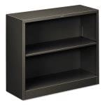 Hon Metal Bookcase, 2 Shelves, 34-1/2w x 12-5/8d x 29h, Charcoal (HONS30ABCS)