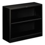 Hon 2-Shelf Metal Bookcase, 34-1/2 x 12-5/8 x 29, Black (HONS30ABCP)