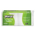 Marcal 6506 Small Steps Lunch Napkins, White, 400 Napkins (MRC6506PK)