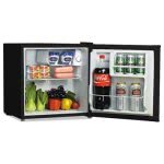 Alera 1.6 Cu. Ft. Refrigerator with Chiller Compartment, Black (ALERF616B)