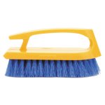Rubbermaid Iron Handle 6" Scrub Brush, Plastic, Yellow/Blue (RCP6482COB)
