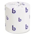 Boardwalk One-Ply Toilet Tissue, Septic Safe, White, 1000 Sheets, 96 Rolls/Carton (BWK6170B)