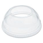Dart Open-Top Dome Lid for 16-24 oz Plastic Cups, Clear, 1000 Lids (DCCDLW626)