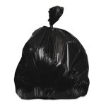 Heritage 45 Gallon Black Trash Bags, 48 x 40, 22 mic, 150 Bags