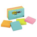 Post-it Notes Super Sticky Pads in Miami Colors, 8 Pads (MMM6228SSMIA)