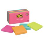 Post-it Notes Original Pads, 3 x 3, Five Neon Colors, 14 Pads (MMM65414AN)
