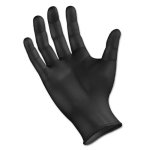 Boardwalk Disp Powder-Free Nitrile Gloves, L, Blk, 4.4 mil, 1000/CT (BWK396LCTA)