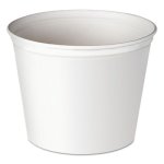 Solo Cup Double Wrapped Paper Bucket, 83-oz, White, 100 Buckets (SCC5T1UU)