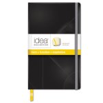 Tops Idea Collective Journal, Black Cover, Ruled, Cream, 240 Sheets (TOP56872)