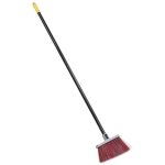 Quickie Bulldozer Landscaper's Upright Broom, 14 x 54, Red/Gray, EA (QCK7576ZQK)