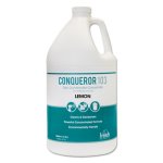 Conqueror 103 Odor Counteractant, Gallon Bottles, Lemon, 4 Gallons (FRS1WBLE)