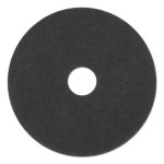 3M Black 17" Floor Stripping Pad 7200, Synthetic Fiber, 5 Pads (MMM08379)
