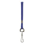 Baumgartens Rope Lanyard with Hook, 36", Nylon, Blue, Each (BAU68903)