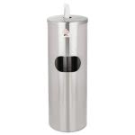 5 Gallon Stainless Steel Wipe Dispenser Stand w/ Waste Container (TXL L65)