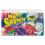 Mr. Sketch Scented Watercolor Markers, 12 Colors, 12/Set (SAN1905069)