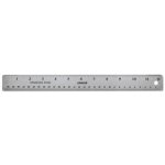 Universal Stainless Steel Ruler w/Cork Back and Hanging Hole, Each (UNV59023)