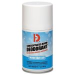 Big D Metered Room Deodorant, Mountain Air Scent, 7-oz Aerosol, 12 Cans (BGD463)
