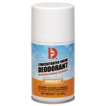 Big D Metered Room Deodorant, Sunburst Scent, 7-oz Aerosol, 12 Cans (BGD464)