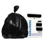 44 Gallon Black Garbage Bags, 0.9 mils, 100 Bags (HERH7450TKR01)