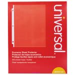 Universal Standard Sheet Protector, 8 1/2 x 11, 200 Sheet Protectors (UNV21123)