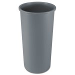 Rubbermaid 354600 Untouchable 22 Gallon Round Trash Can, Gray (RCP354600GY)