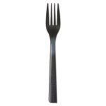 Eco-products Recycled Content Cutlery, Fork, 6", Black, 1000/Carton (ECOEPS112)