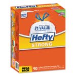 Hefty 13 Gallon Tall-Kitchen Garbage Bags, 90 Bags (RFPE84574)