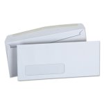 Universal Window Business Envelope, Side, #10, White, 500/Box (UNV36321)