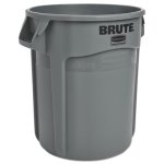 Rubbermaid 2620 Brute 20 Gallon Vented Trash Can, Gray (RCP262000GY)