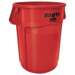 Rubbermaid Commercial Brute Vented Trash Receptacle, Each (RCP264360REDEA)