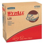 Wypall L20 Towels, POP-UP Box, 4-Ply, 9 1/10 x 16 4/5, White, 88/Box, 10/Carton (KCC47044)