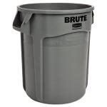 Rubbermaid 2610 Brute 10 Gallon Trash Container, Gray (RCP 2610 GRA)