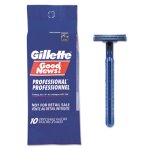 Gillette GoodNews Regular Disposable Razor, Navy Blue, 100 Razors (PGC11004CT)