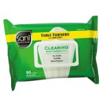 Sani-Professional Brand TableTurners Wet Wipes, 12 Packs (NIC A580FW)