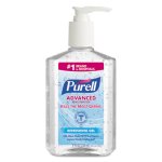 Purell Advanced Instant Hand Sanitizer Gel, 8 oz, 12 Pump Bottles (GOJ965212CT)