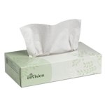 Envision 2-Ply Facial Tissues, White, 30 Flat Boxes (GPC47410)
