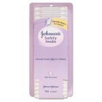 Johnson & Johnson Pure Cotton Swabs, Safety Swabs, 185/Pack (JOJ002948)